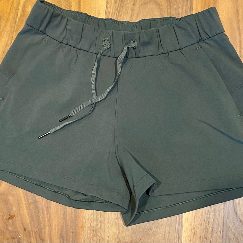 Green Lulu Lemon shorts